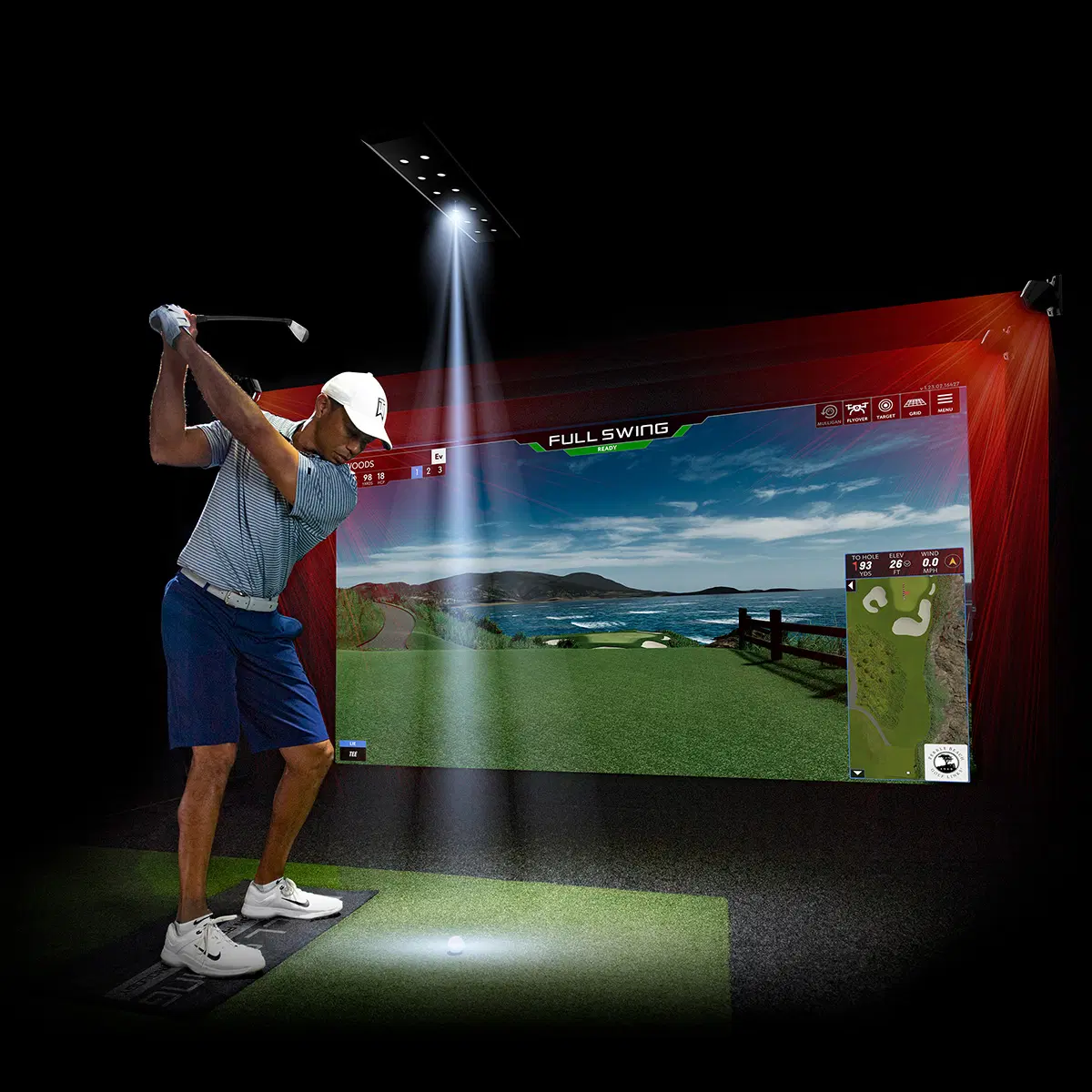 Golf Simulator Stock Image